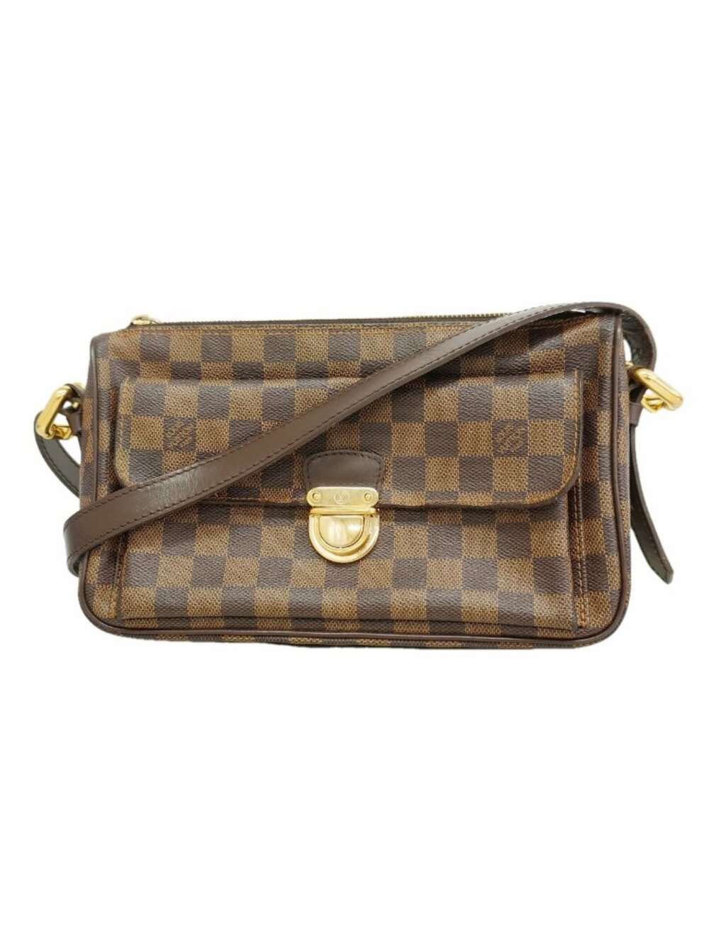 Louis Vuitton Shoulder Bag Damier Ravello GM Ebene